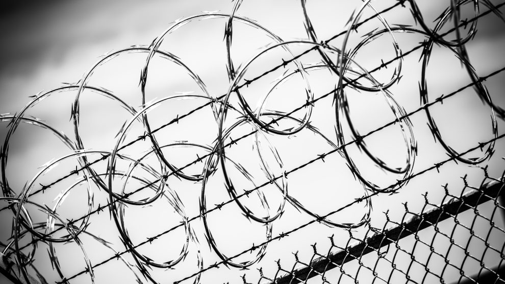 prison barbed wire