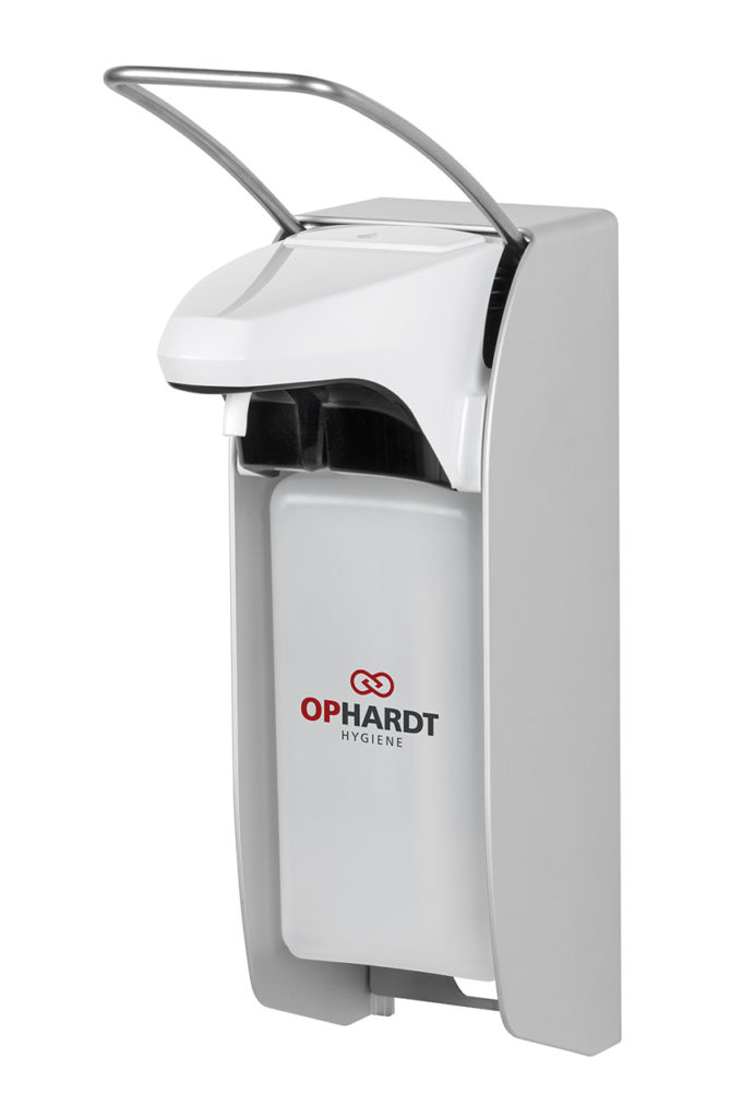 right hand disinfection with the ingo-man SmartNose