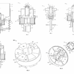 A series of technical drawing from an OPHARDT patent application showing a pump and a bottle in various angles.